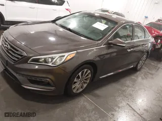 2015 Hyundai Sonata 2.4L Sport with VIN 5NPE34AF9FH251683, listed as a IAAI auction lot 41631209 with 122,769 mi miles. Bid and sale history available at carsss.com. Image 17.