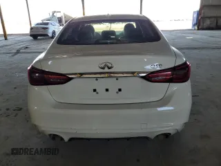 2019 Infiniti Q50 Luxe with VIN JN1EV7AP7KM511702, listed as a Copart auction lot 62198415 with 68,469 mi miles and Clean title. Bid and sale history available at DreamBid. Image 6.