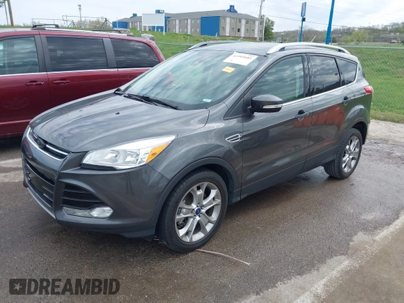 2015 Ford Escape Titanium with VIN 1FMCU0J90FUA25086, listed as a IAAI auction lot 41993681 with 126,170 mi miles. Bid and sale history available at carsss.com. Image 18.