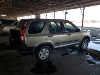 2006 Honda CR-V LX with VIN JHLRD68596C001530, listed as a Copart auction lot 53697345 with 215,798 mi miles and Clean Title. Bid and sale history available at carsss.com. Image 3.