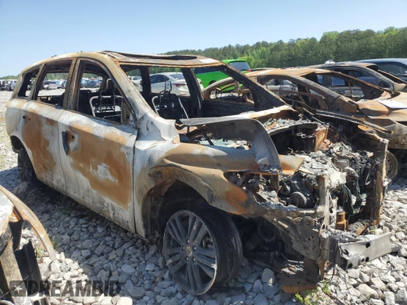 2018 Infiniti QX60 with VIN 5N1DL0MN6JC504420, listed as a Copart auction lot 53472035 with 0 mi miles and Salvage Title. Bid and sale history available at carsss.com. Image 4.