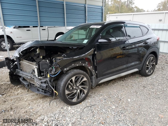 2020 Hyundai Tucson Sport with VIN KM8J33AL3LU238987, listed as a Copart auction lot 84007664 with 77,244 mi miles and Salvage Title. Bid and sale history available at carsss.com. Image 1.