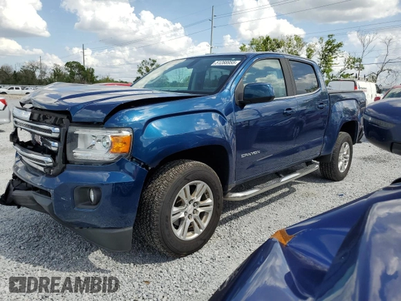 2019 GMC Canyon 4WD SLE with VIN 1GTG6CEN5K1120926, listed as a Copart auction lot 51288955 with 76,995 mi miles and Salvage Title. Bid and sale history available at carsss.com. Image 1.
