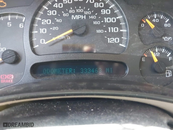 2005 Chevrolet Tahoe Z71 with VIN 1GNEC13T95R155083, listed as a IAAI auction lot 41430239 with 333,463 mi miles. Bid and sale history available at carsss.com. Image 7.