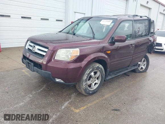 2007 Honda Pilot EX-L with VIN 2HKYF18547H533084, listed as a IAAI auction lot 41729988 with 199,886 mi miles and . Bid and sale history available at DreamBid. Image 16.