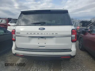 2022 Ford Expedition XL with VIN 1FMJU1FT3NEA52650, listed as a Copart auction lot 43667375 with Not provided miles and Salvage title. Bid and sale history available at DreamBid. Image 6.