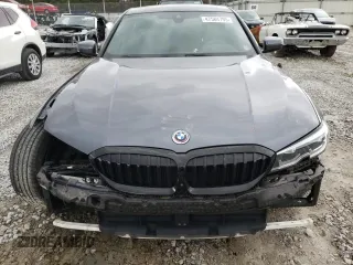 2021 BMW 3 Series 330i with VIN 3MW5R1J0XM8B57091, listed as a Copart auction lot 47584795 with 51,205 mi miles and Salvage Title. Bid and sale history available at carsss.com. Image 5.