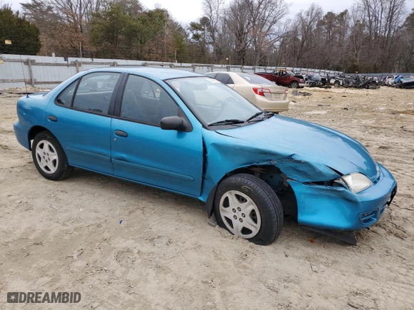 2000 Chevrolet Cavalier LS with VIN 1G1JF5244Y7107581, listed as a Copart auction lot 43988535 with 33,001 mi miles and Salvage Title. Bid and sale history available at carsss.com. Image 4.
