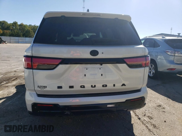2024 Toyota Sequoia SR5 with VIN 7SVAAABAXRX031294, listed as a Copart auction lot 74470174 with 11,141 mi miles and Salvage Title. Bid and sale history available at carsss.com. Image 6.