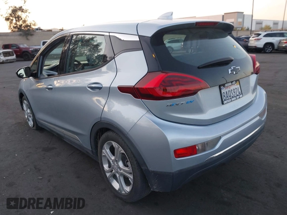 2017 Chevrolet Bolt EV LT with VIN 1G1FW6S03H4184551, listed as a IAAI auction lot 41974694 with 59,446 mi miles. Bid and sale history available at carsss.com. Image 3.