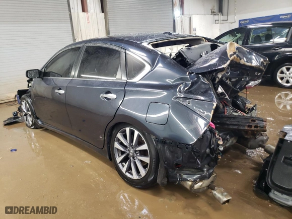 2017 Nissan Altima 2.5 SR with VIN 1N4AL3AP5HC477337, listed as a Copart auction lot 46825165 with 119,492 mi miles and Salvage Title. Bid and sale history available at carsss.com. Image 2.