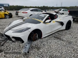 2020 Chevrolet Corvette 3LT with VIN 1G1Y82D43L5101442, listed as a Copart auction lot 70041624 with 0 mi miles and Salvage Title. Bid and sale history available at carsss.com. Image 1.