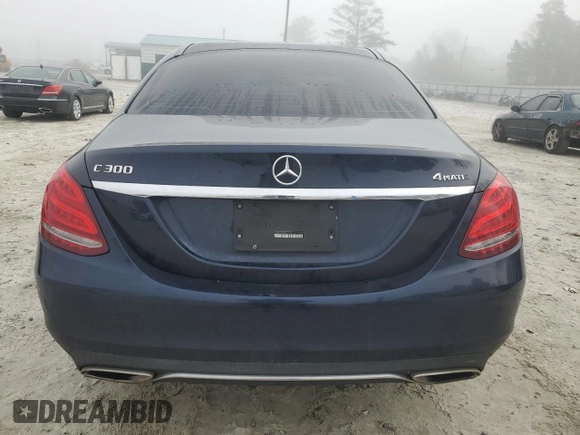 2015 Mercedes-Benz C-Class C 300 Luxury with VIN 55SWF4KB8FU016521, listed as a Copart auction lot 49176115 with 141,339 mi miles and Salvage Title. Bid and sale history available at carsss.com. Image 6.