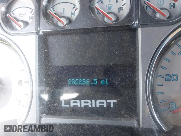 2010 Ford F-150 XL with VIN 1FTFW1CV7AFB08801, listed as a IAAI auction lot 41995312 with 280,286 mi miles. Bid and sale history available at carsss.com. Image 15.