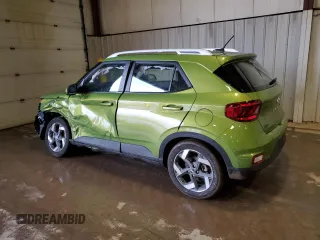 2024 Hyundai Venue SEL with VIN KMHRC8A33RU297000, listed as a Copart auction lot 44927355 with 13,574 mi miles and Salvage Title. Bid and sale history available at DreamBid. Image 2.