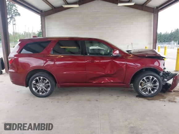 2020 Dodge Durango GT Plus with VIN 1C4RDJDG9LC269349, listed as a IAAI auction lot 42602700 with 92,682 mi miles and . Bid and sale history available at DreamBid. Image 13.