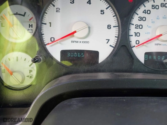 2005 Dodge Ram 1500 SLT with VIN 1D7HA18D75J594834, listed as a IAAI auction lot 41474302 with 308,651 mi miles. Bid and sale history available at carsss.com. Image 7.