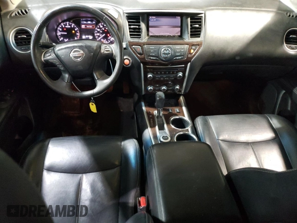 2014 Nissan Pathfinder Platinum with VIN 5N1AR2MM4EC603036, listed as a Copart auction lot 53446195 with 204,764 mi miles and Salvage Title. Bid and sale history available at carsss.com. Image 8.