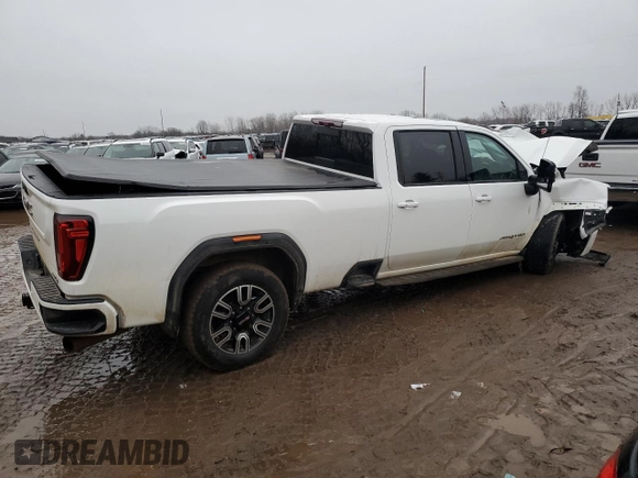 2023 GMC Sierra 3500HD AT4 z VIN 1GT49VEY7PF154909, wystawiony jako Copart lot #84681084 z przebiegiem Nie podano mil oraz Szkoda całkowita • Salvage title. Historia ofert i sprzedaży dostępna na DreamBid. Obrazek 3.