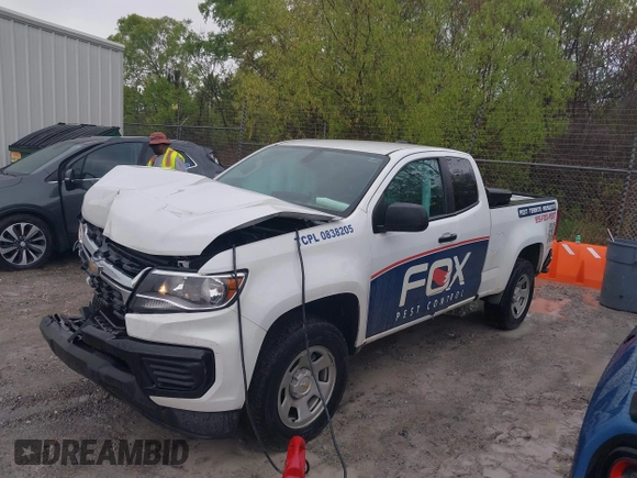 2022 Chevrolet Colorado 2WD Work Truck z VIN 1GCHSBEA4N1234377, wystawiony jako IAAI lot #41854653 z przebiegiem 54 418 mil mil oraz . Historia ofert i sprzedaży dostępna na DreamBid. Obrazek 17.