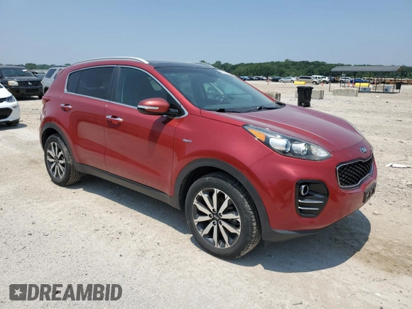2017 Kia Sportage EX with VIN KNDPNCAC7H7267598, listed as a Copart auction lot 59286135 with 80,416 mi miles and Salvage title. Bid and sale history available at DreamBid. Image 4.