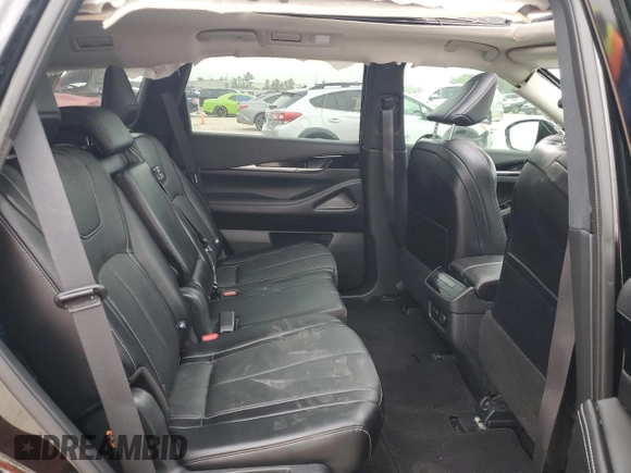2024 Infiniti QX60 Pure with VIN 5N1DL1ES4RC340221, listed as a Copart auction lot 50804655 with 7,429 mi miles and Salvage title. Bid and sale history available at DreamBid. Image 11.