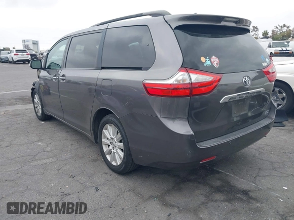 2015 Toyota Sienna Limited with VIN 5TDDK3DC4FS097372, listed as a IAAI auction lot 42204810 with 106,759 mi miles and . Bid and sale history available at DreamBid. Image 3.