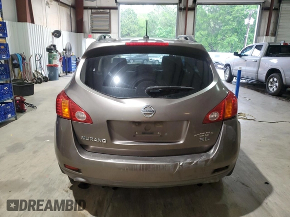2009 Nissan Murano SL z VIN JN8AZ18U69W030495, wystawiony jako Copart lot #54045835 z przebiegiem 164 039 mil mil oraz Szkoda całkowita • Salvage title. Historia ofert i sprzedaży dostępna na DreamBid. Obrazek 6.
