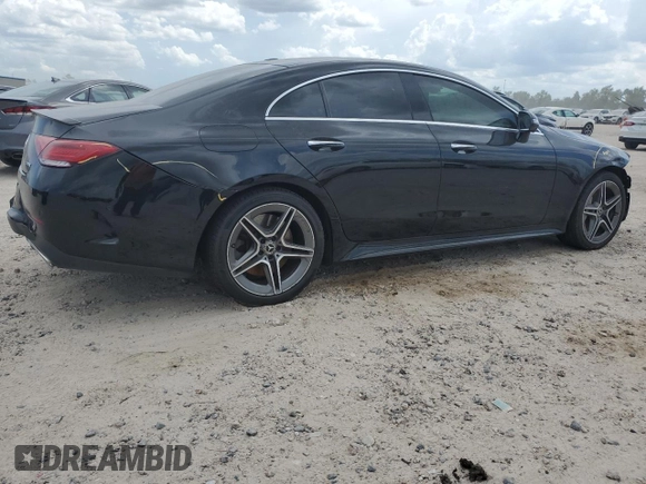 2019 Mercedes-Benz CLS with VIN WDD2J5KBXKA031633, listed as a Copart auction lot 66978684 with 38,114 mi miles and Salvage Title. Bid and sale history available at carsss.com. Image 3.