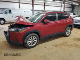 2022 Toyota Corolla Cross LE with VIN 7MUCAABG3NV041131, listed as a Copart auction lot 45791665 with 52,828 mi miles and Salvage title. Bid and sale history available at DreamBid. Image 1.