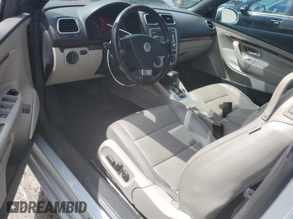 2007 Volkswagen Eos 2.0T with VIN WVWFA71F57V044088, listed as a Copart auction lot 51610465 with 165,407 mi miles and Non Repairable. Bid and sale history available at DreamBid. Image 8.