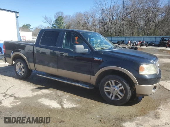 2006 Ford F-150 XLT with VIN 1FTPW125X6KB28223, listed as a Copart auction lot 47601075 with 208,959 mi miles and Salvage Title. Bid and sale history available at carsss.com. Image 4.