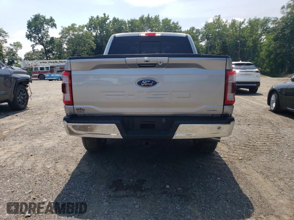 2023 Ford F-150 XL with VIN 1FTFW1E83PFC67461, listed as a Copart auction lot 66444875 with 10,498 mi miles and Salvage title. Bid and sale history available at DreamBid. Image 6.
