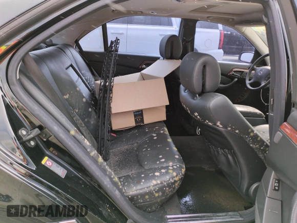 2005 Mercedes-Benz S-Class 4.3L with VIN WDBNG70J35A444217, listed as a Copart auction lot 74949084 with 0 mi miles and Salvage Title. Bid and sale history available at carsss.com. Image 10.