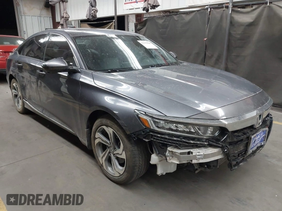 2019 Honda Accord EX z VIN 1HGCV1F44KA150237, wystawiony jako IAAI lot #42192508 z przebiegiem 57 147 mil mil oraz . Historia ofert i sprzedaży dostępna na DreamBid. Obrazek 1.