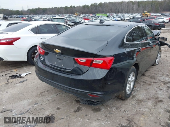 2022 Chevrolet Malibu LS with VIN 1G1ZB5ST4NF191912, listed as a IAAI auction lot 41405461 with 33,232 mi miles and . Bid and sale history available at DreamBid. Image 4.