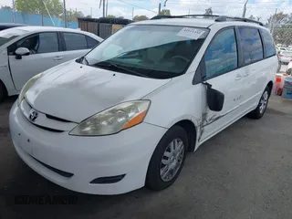 2007 Toyota Sienna CE with VIN 5TDZK23C27S023466, listed as a IAAI auction lot 41911352 with 166,600 mi miles and . Bid and sale history available at DreamBid. Image 2.