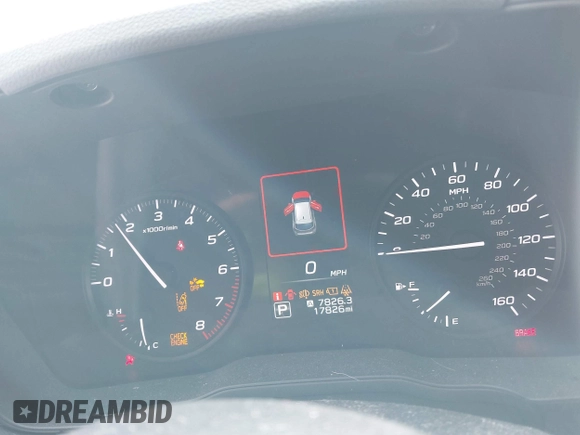 2024 Subaru Impreza with VIN JF1GUABC4R8325612, listed as a IAAI auction lot 41514950 with 17,826 mi miles and . Bid and sale history available at DreamBid. Image 7.