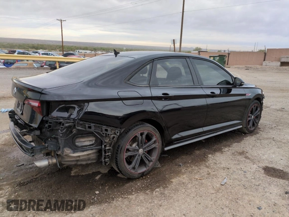2019 Volkswagen Jetta GLI S z VIN 3VW6T7BU7KM177605, wystawiony jako Copart lot #52334375 z przebiegiem 97 162 mil mil oraz Szkoda całkowita • Salvage title. Historia ofert i sprzedaży dostępna na DreamBid. Obrazek 3.