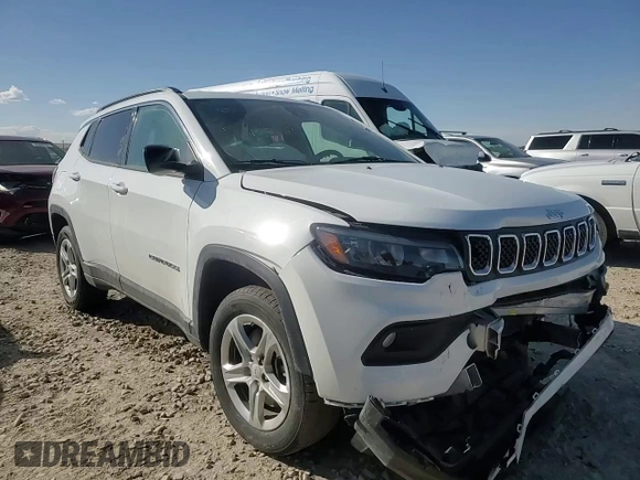 2023 Jeep Compass Latitude with VIN 3C4NJDBN5PT561987, listed as a Copart auction lot 49517465 with Not Provided miles and Salvage Title. Bid and sale history available at DreamBid. Image 10.