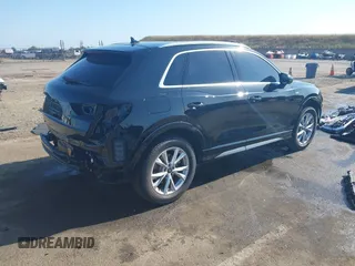 2022 Audi Q3 S line Premium with VIN WA1DECF32N1022633, listed as a IAAI auction lot 42141243 with 41,599 mi miles and . Bid and sale history available at DreamBid. Image 4.