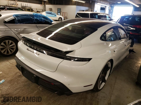 2021 Porsche Taycan Turbo z VIN WP0AC2Y12MLA62060, wystawiony jako Copart lot #52847292 z przebiegiem Nie podano mil oraz Nie do naprawy • Non repairable. Historia ofert i sprzedaży dostępna na DreamBid. Obrazek 4.