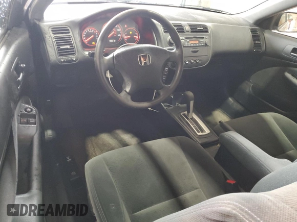 2005 Honda Civic LX with VIN 1HGEM22515L055675, listed as a Copart auction lot 56941165 with 106,010 mi miles and Salvage Title. Bid and sale history available at DreamBid. Image 8.
