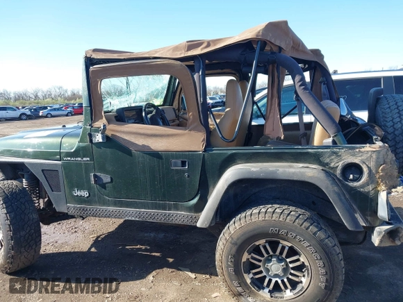 1998 Jeep Wrangler SE with VIN 1J4FY29P6WP709203, listed as a IAAI auction lot 41962877 with 1 mi miles. Bid and sale history available at carsss.com. Image 13.