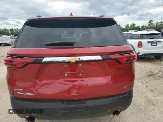 2022 Chevrolet Traverse LT Leather with VIN 1GNERHKW5NJ142008, listed as a Copart auction lot 69851374 with 50,224 mi miles and Salvage Title. Bid and sale history available at carsss.com. Image 6.