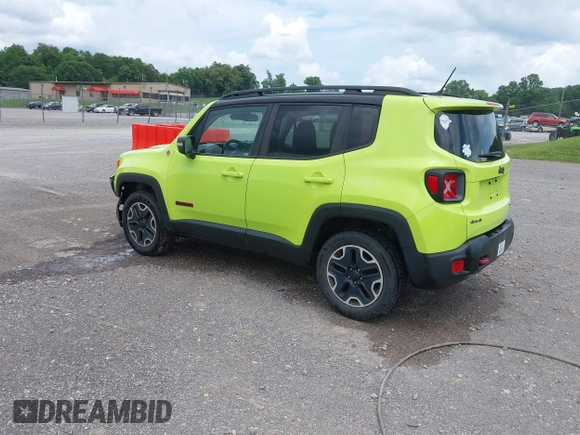2017 Jeep Renegade Trailhawk with VIN ZACCJBCB4HPF39469, listed as a IAAI auction lot 42503660 with 119,221 mi miles and . Bid and sale history available at DreamBid. Image 3.