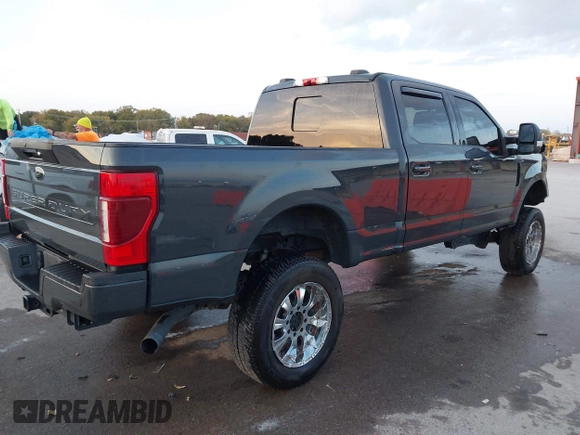 2021 Ford F-250 XL with VIN 1FT7W2BN2MEC60815, listed as a IAAI auction lot 40687023 with 90,282 mi miles and . Bid and sale history available at DreamBid. Image 4.