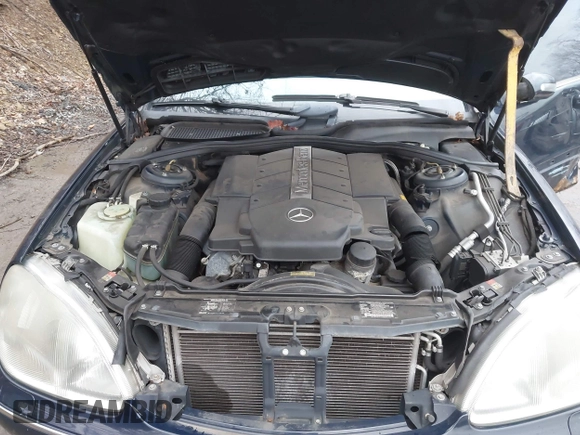 2001 Mercedes-Benz S-Class with VIN WDBNG75J31A212574, listed as a IAAI auction lot 41678906 with 109,716 mi miles. Bid and sale history available at carsss.com. Image 10.