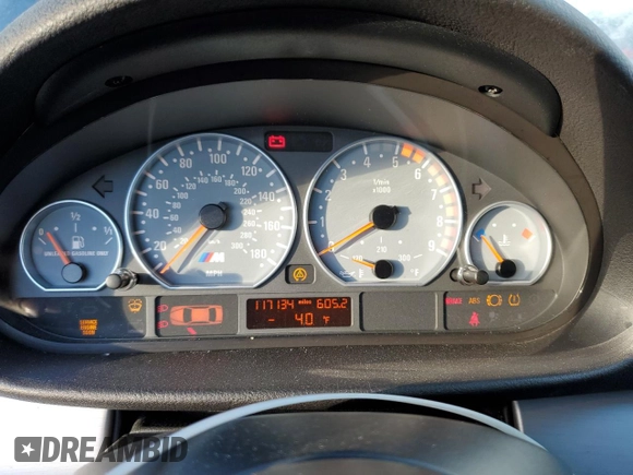 2005 BMW 3 Series M3 with VIN WBSBL93425PN63240, listed as a Copart auction lot 89051745 with 117,134 mi miles and Salvage Title. Bid and sale history available at carsss.com. Image 9.