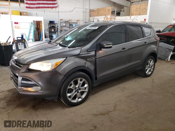 2013 Ford Escape SEL with VIN 1FMCU9H9XDUB66299, listed as a Copart auction lot 52802395 with 135,906 mi miles and Salvage Title. Bid and sale history available at carsss.com. Image 1.